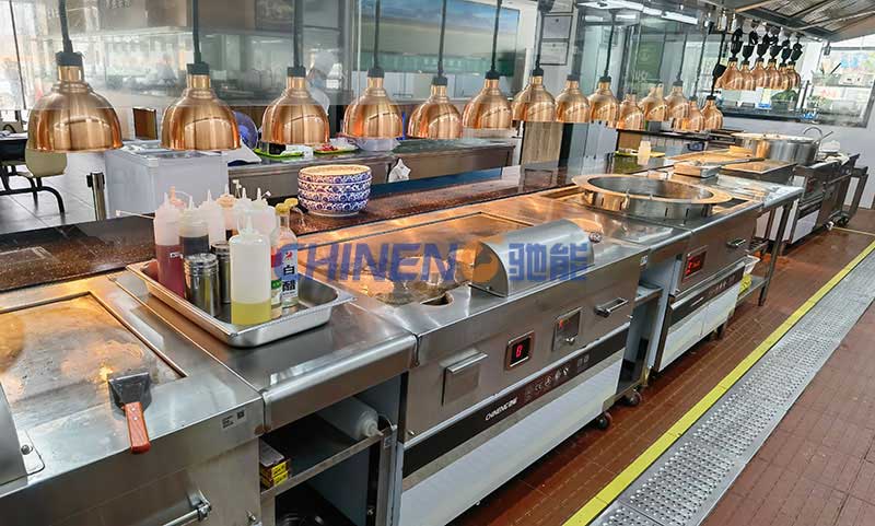 鑫辉餐饮智谷餐厅采用驰能商用厨房设备