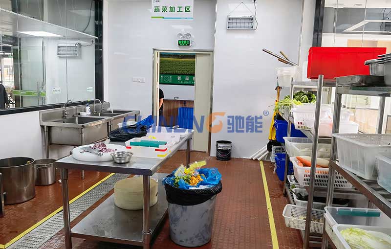 鑫辉餐饮智谷餐厅蔬菜加工区