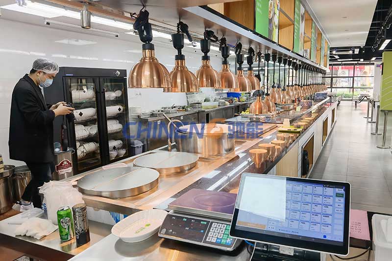 鑫辉餐饮智谷餐厅开放式厨房