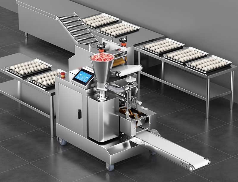 全自动饺子机：让包饺子又快又省心‌，一台机器顶10个人！