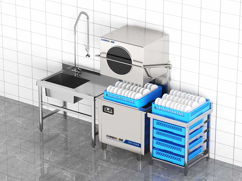 商用洗碗机怎么选？驰能洗碗机助你省下3个洗碗工！