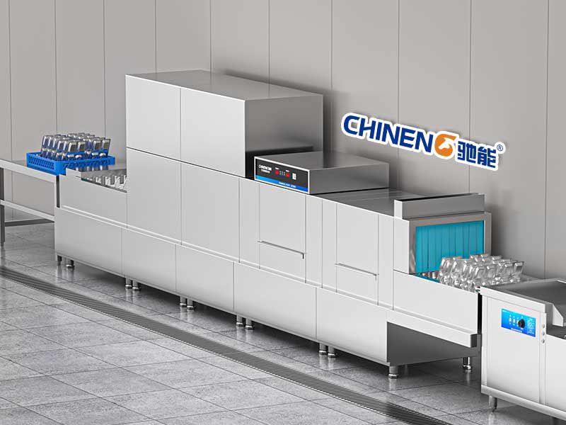 驰能长龙洗碗机：食堂高效清洁的强力引擎