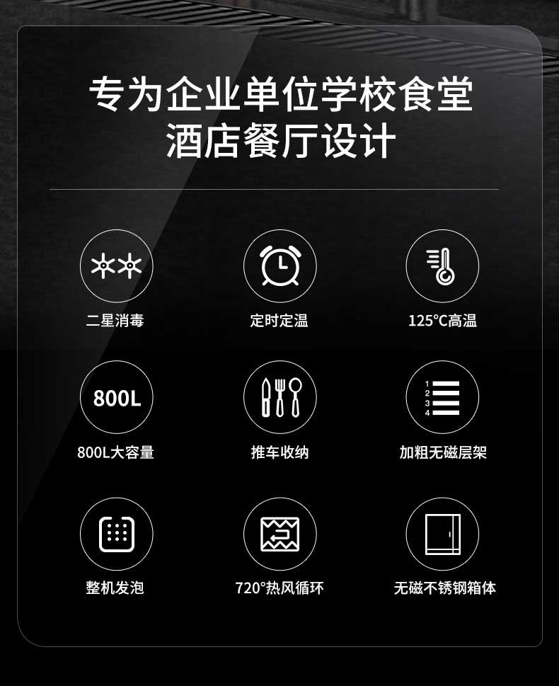 驰能商用消毒柜核心功能介绍