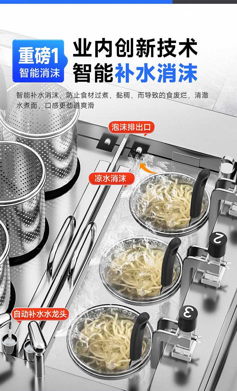 业内创新技术，智能补水消沫